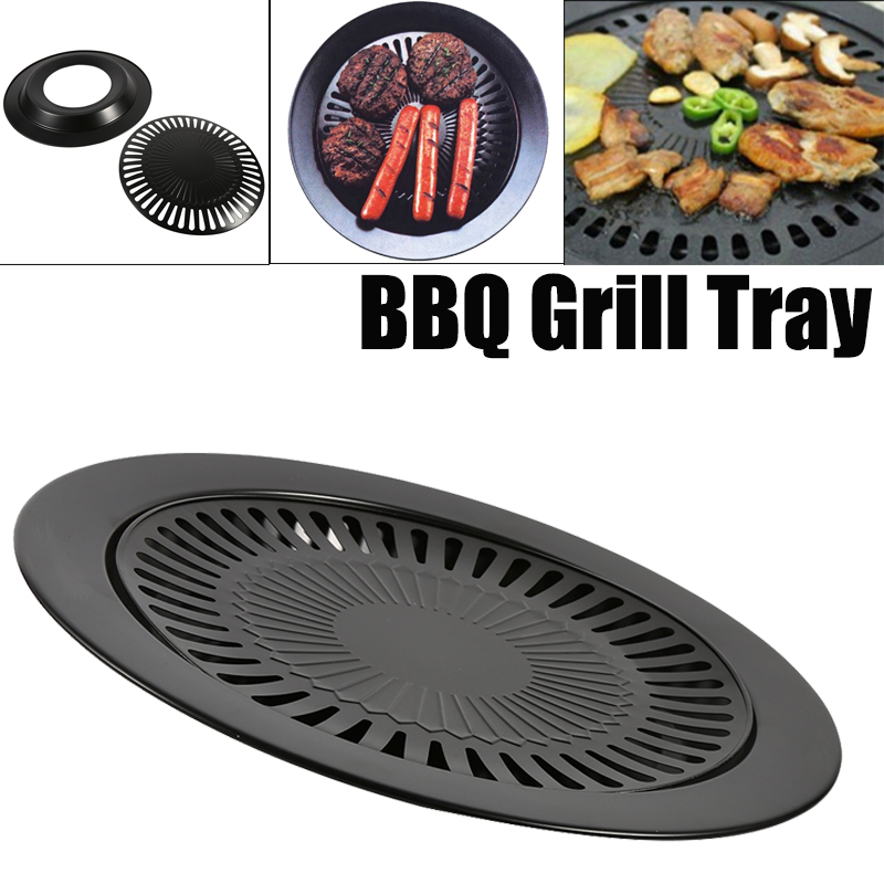 Outdoor Power Grill - Smokeless Barbecue Grill Pan Gas Household