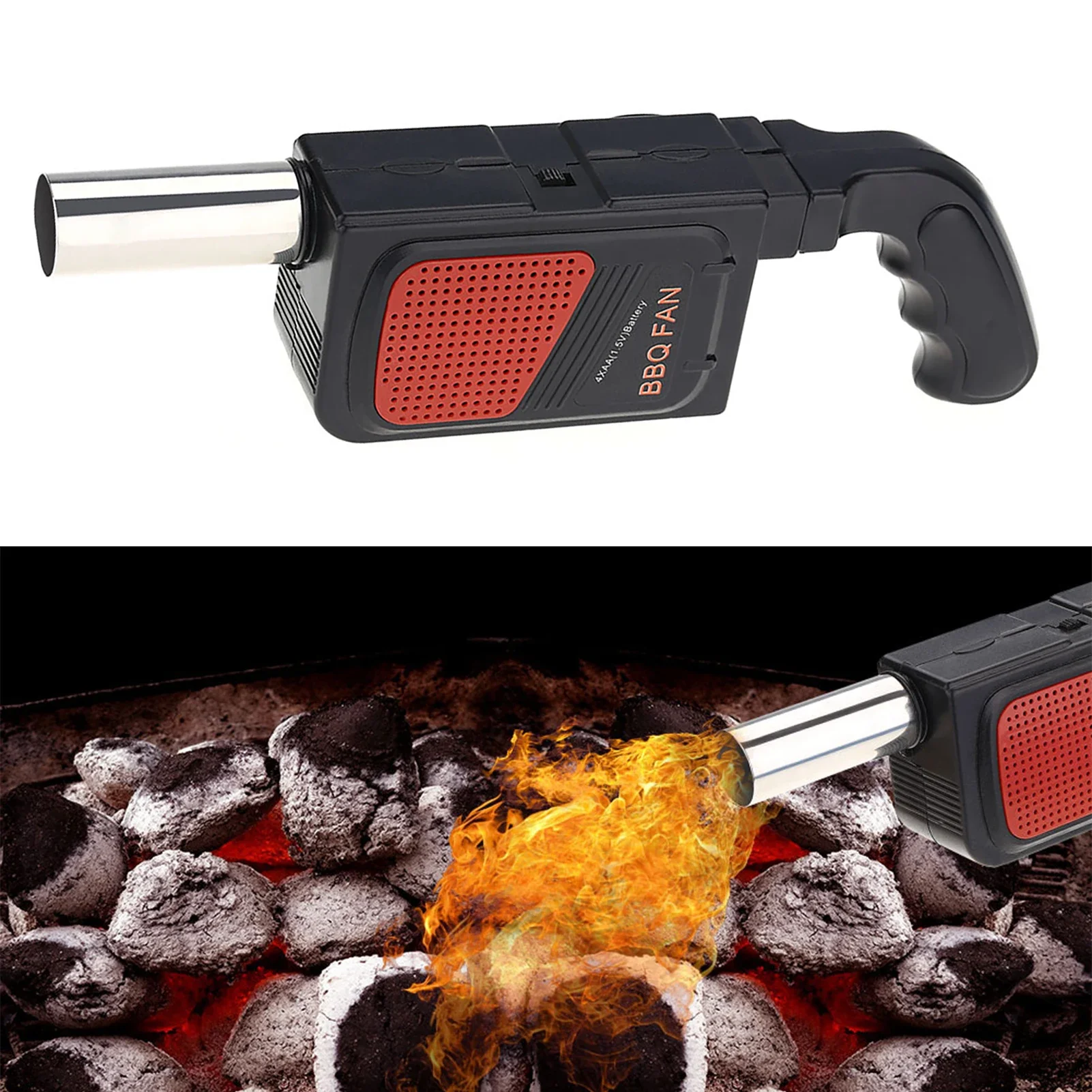 Outdoor Power Grill - Portable Handheld Electric BBQ Fan Air
