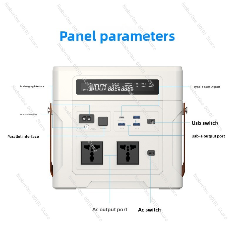 Portable 1000W Outdoor Power S - огляд і ціна Outdoor Power Generator