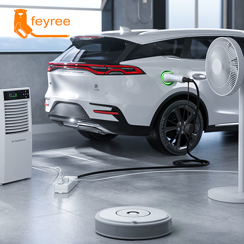 Feyree V2L Cable Electric Car  - огляд і ціна Outdoor Power Plug In