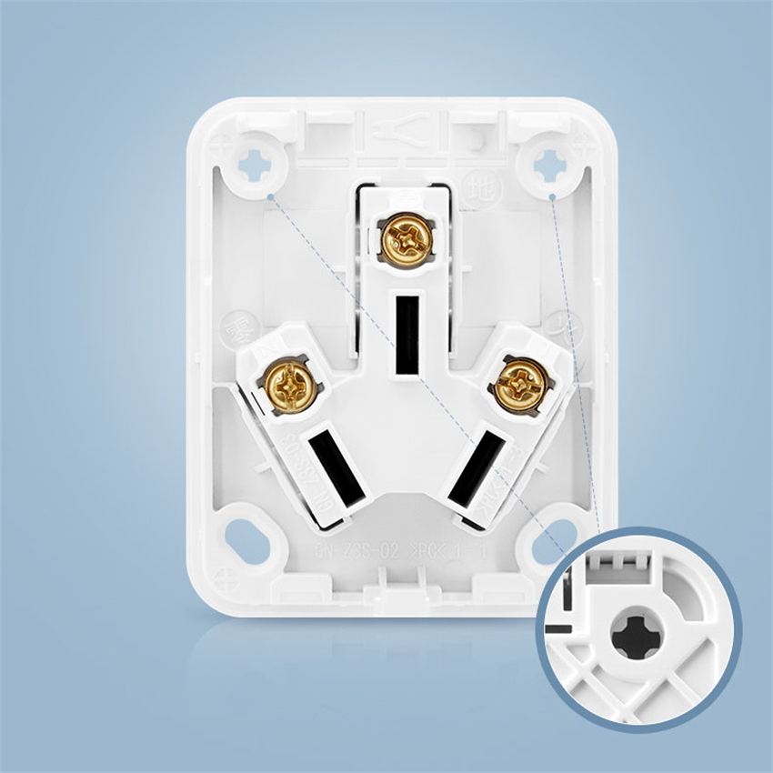 China 3 Flat Pin Wall Surface  - огляд і ціна Outdoor Power Outlet