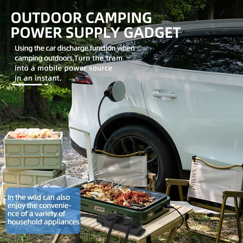 Portable 16A 4KW Electric Car  - огляд і ціна Outdoor Power Outlet