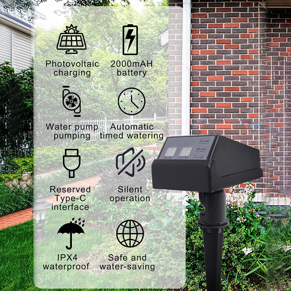 New Solar Powered Irrigation T - огляд і ціна Outdoor Power Timer
