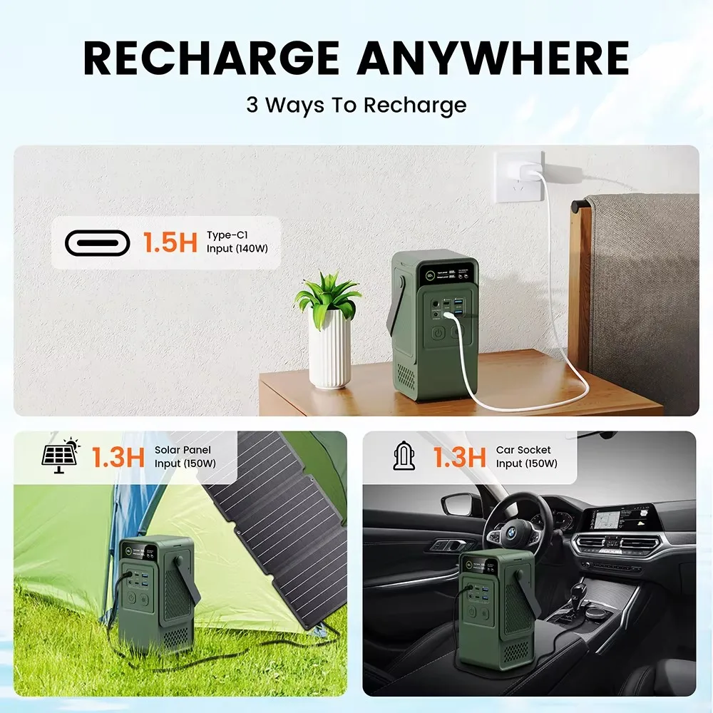 60000mAh 200W 192Wh Camping Po - огляд і ціна Outdoor Power Generator
