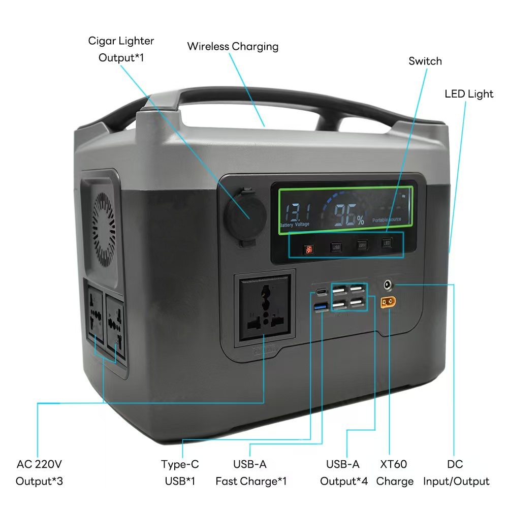 OEM ODM 500W 600W LiFePO4 MPPT - огляд і ціна Outdoor Power Generator