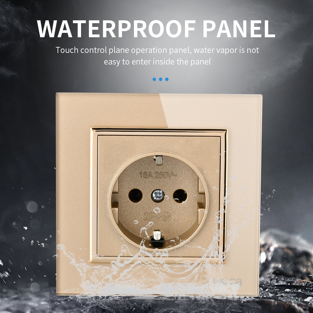 WESA Crystal Tempered Glass Pa - огляд і ціна Outdoor Power Outlet