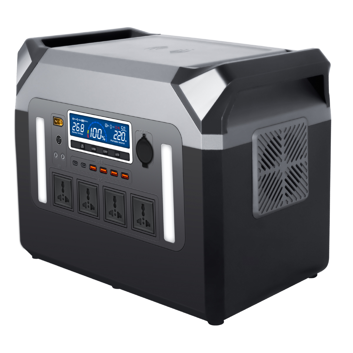3000W Portable Power Station S - огляд і ціна Portable Generator Inverter
