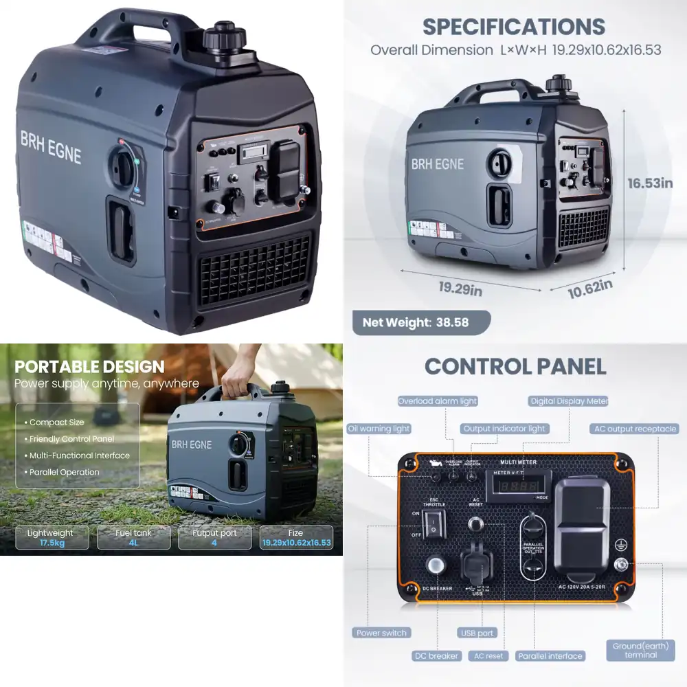 YHS 2500W 3kW Silent Type Inve - огляд і ціна Portable Generator Inverter