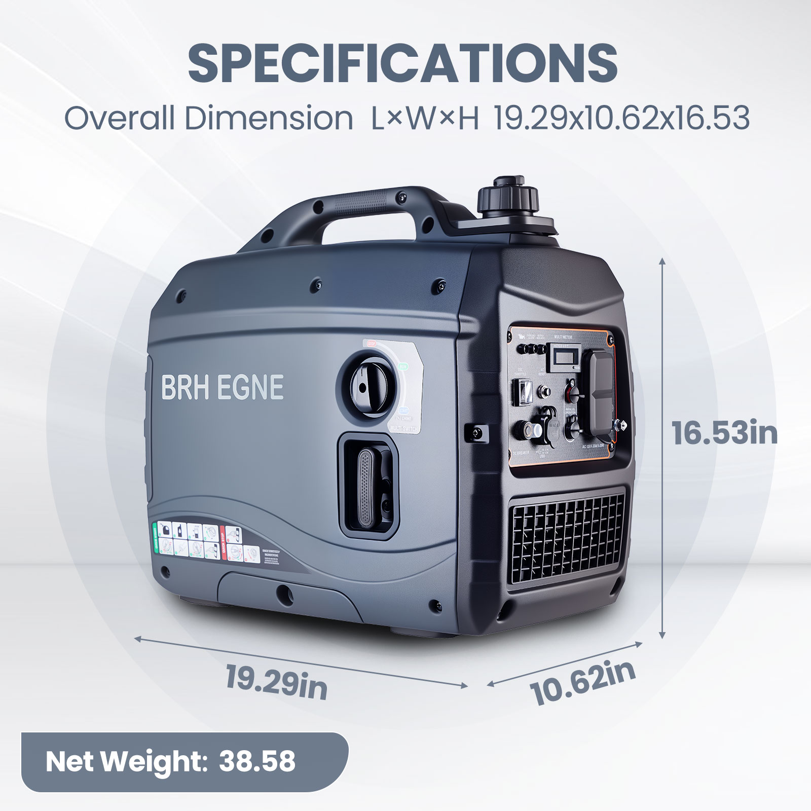 YHS 2500W 3kW Silent Type Inve - огляд і ціна Portable Generator Inverter