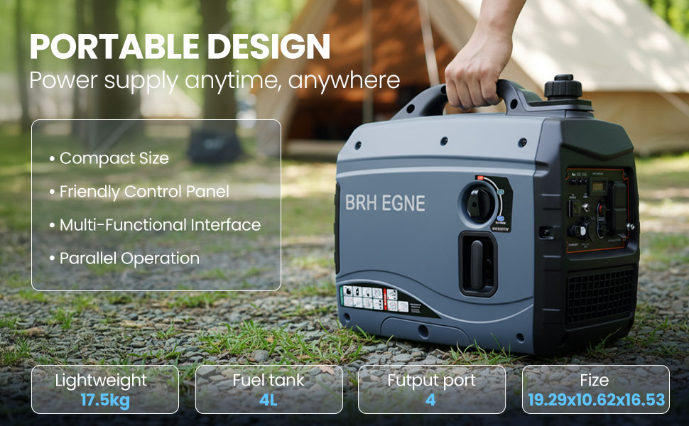 YHS 2500W 3kW Silent Type Inve - огляд і ціна Portable Generator Inverter