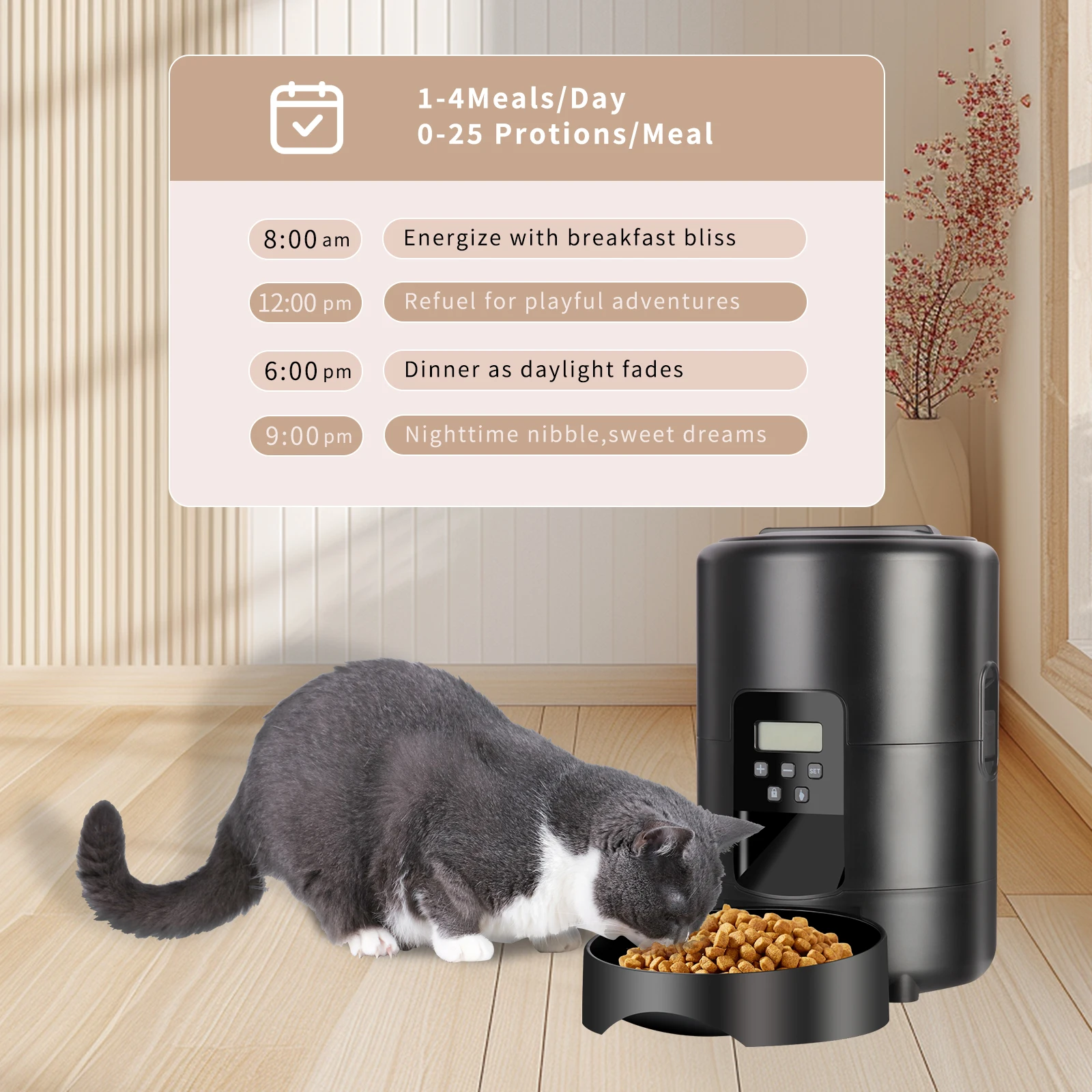 2L APP Control Automatic Pet F - огляд і ціна Outdoor Power Adapter Usb
