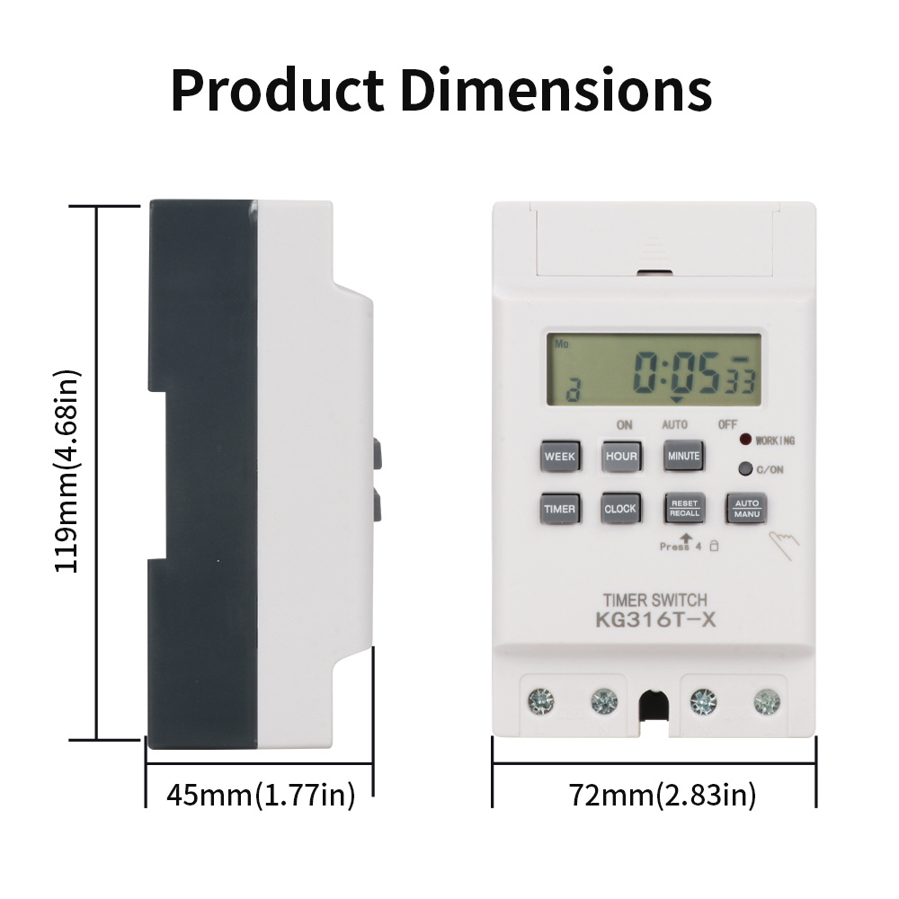 TNCE 30A Time Control Switch 2 - огляд і ціна Outdoor Power Timer
