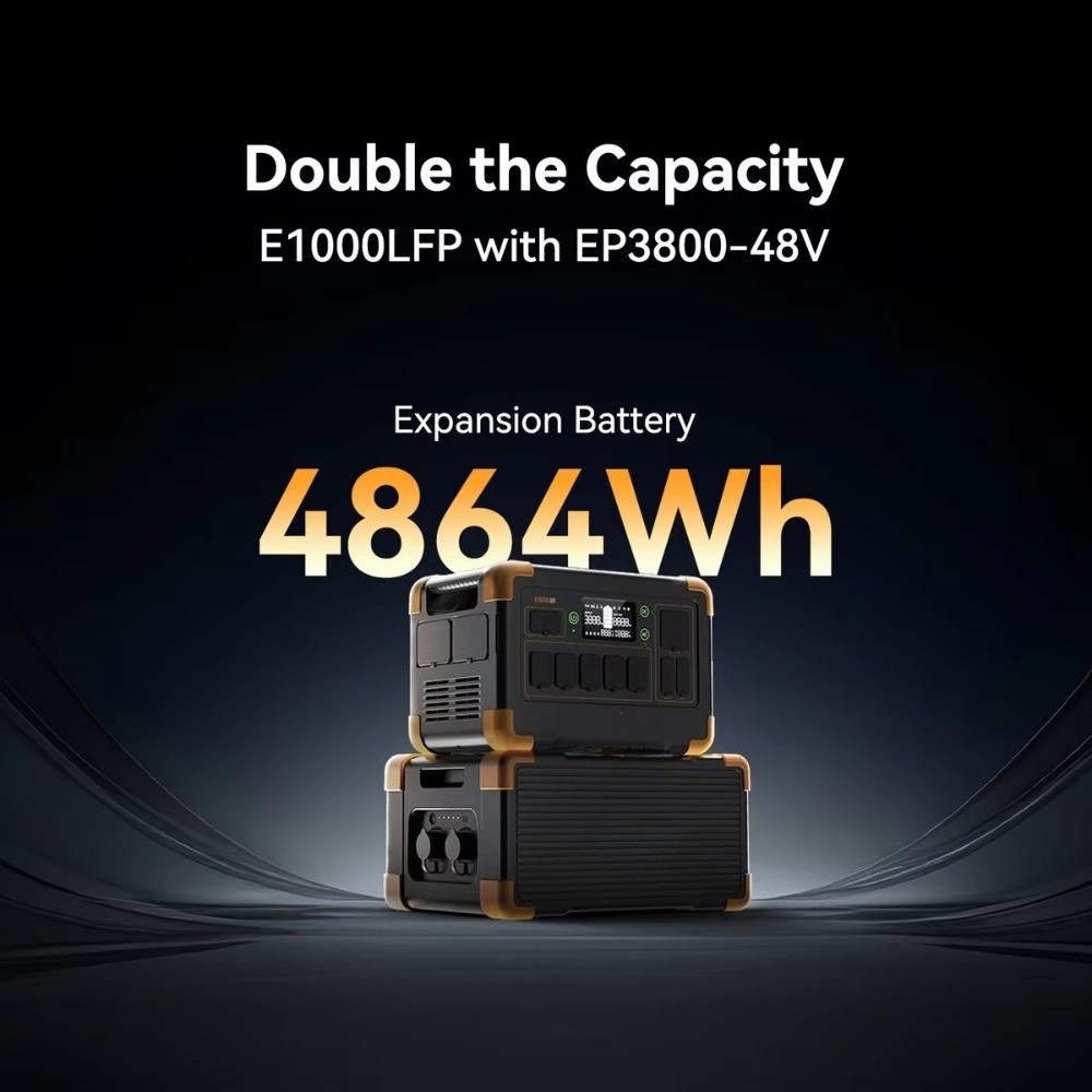 EP3800-48V Stackable LiFePO4 B - огляд і ціна Portable Generator Inverter