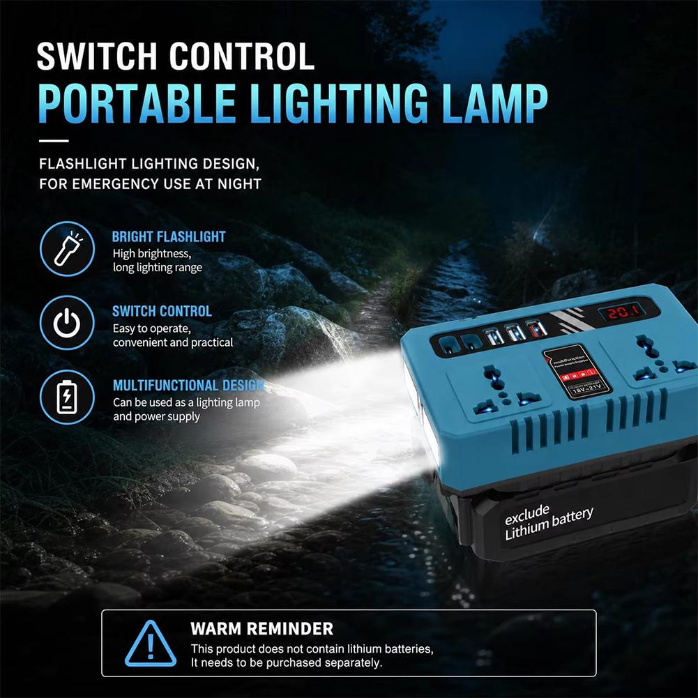 Lithium Battery Power Inverter - огляд і ціна Outdoor Power Adapter Usb