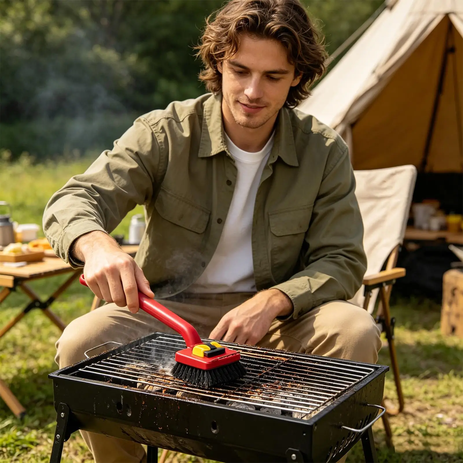 Long Handle Electric Grill Bru - огляд і ціна Outdoor Power Grill