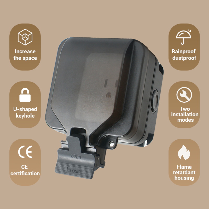 Avoir IP66 Wall Waterproof Soc - огляд і ціна Outdoor Power Outlet