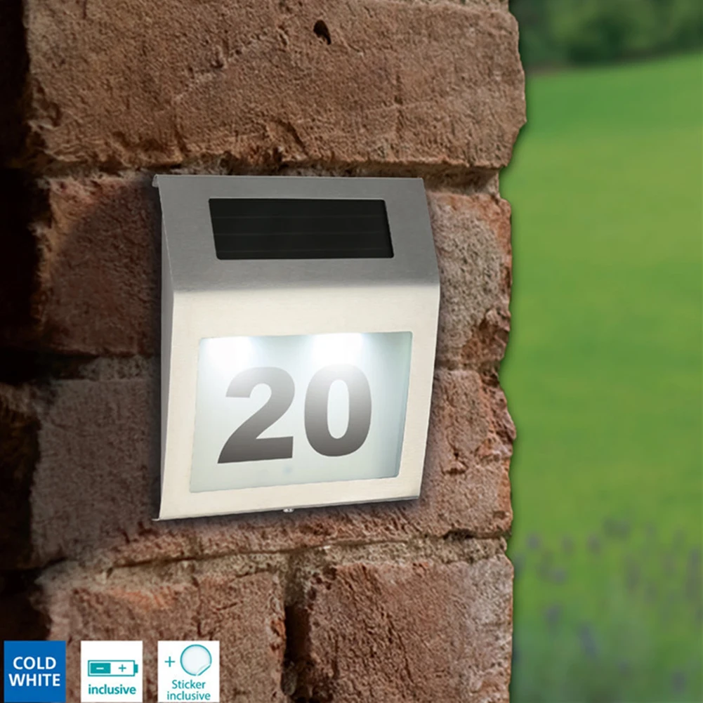 House Number LED Solar Lamp Wa - огляд і ціна Outdoor Power Number