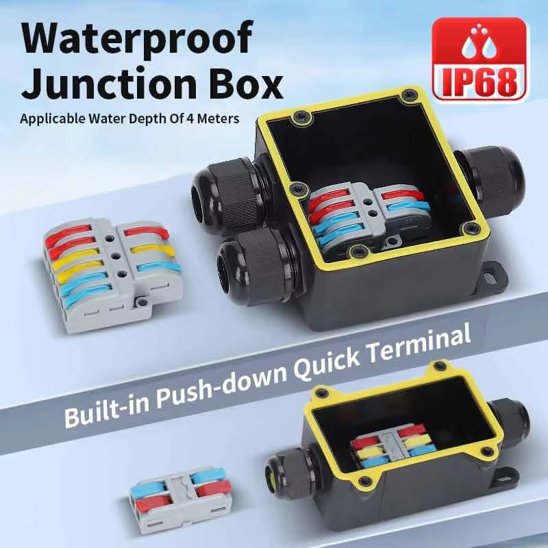 Junction Box Waterproof IP68 2 - огляд і ціна Outdoor Power Supply Box