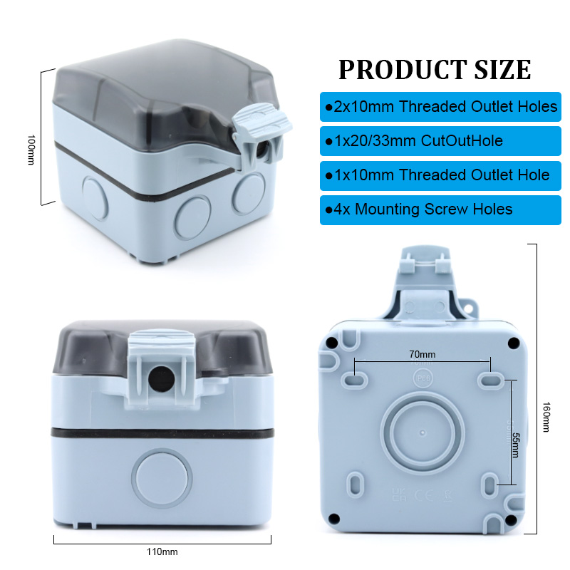 Outdoor Power Outlet Box Water - огляд і ціна Outdoor Power Outlet