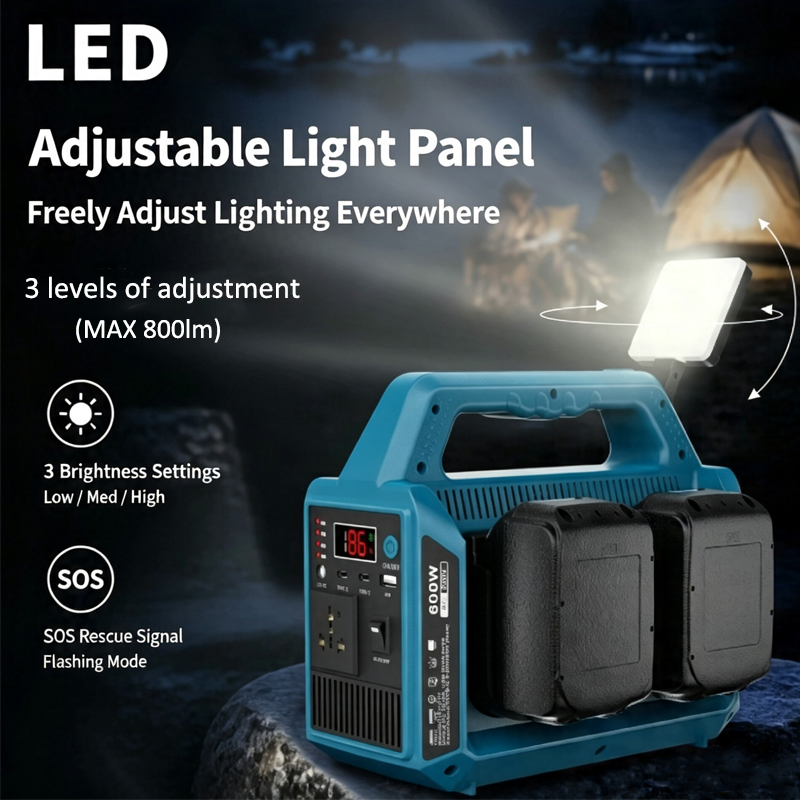 600W Lithium Battery Inverter  - огляд і ціна Outdoor Power Adapter Usb