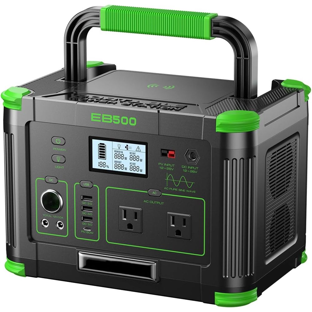500W Portable Power Station 51 - огляд і ціна Outdoor Power Outlet