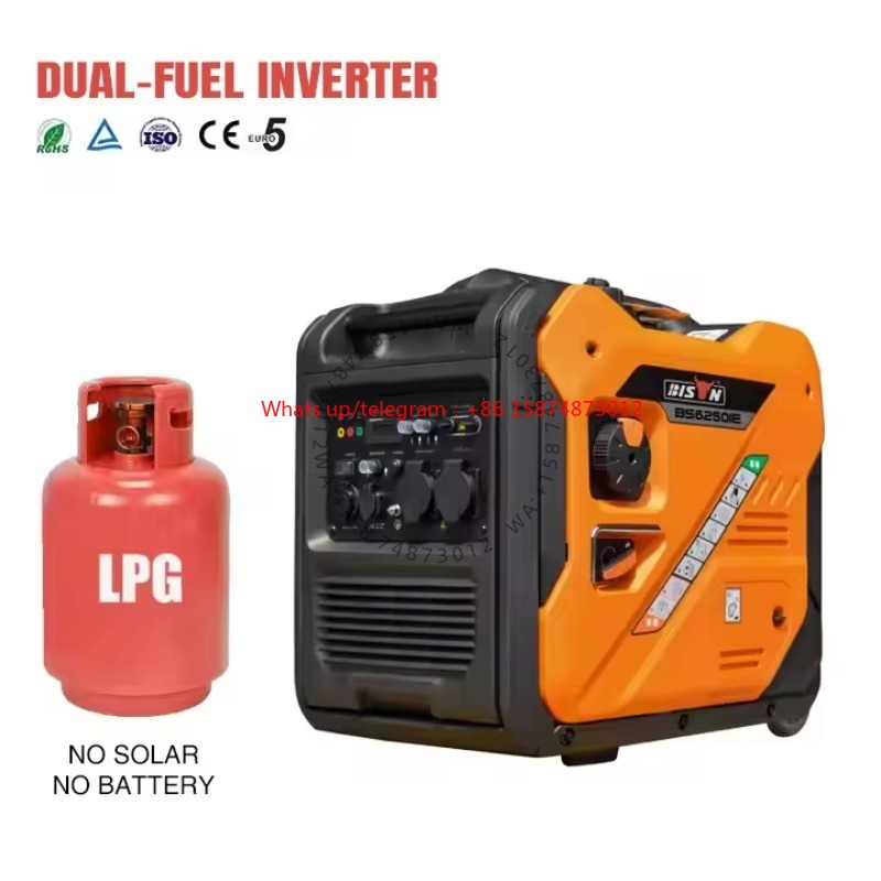 Dual Fuel 5000W 5kw 6.5kva Por - огляд і ціна Portable Generator Inverter