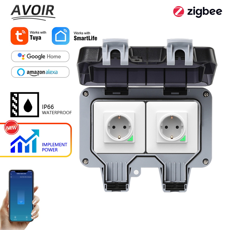Avoir Tuya Zigbee Electrical S - огляд і ціна Outdoor Power Outlet