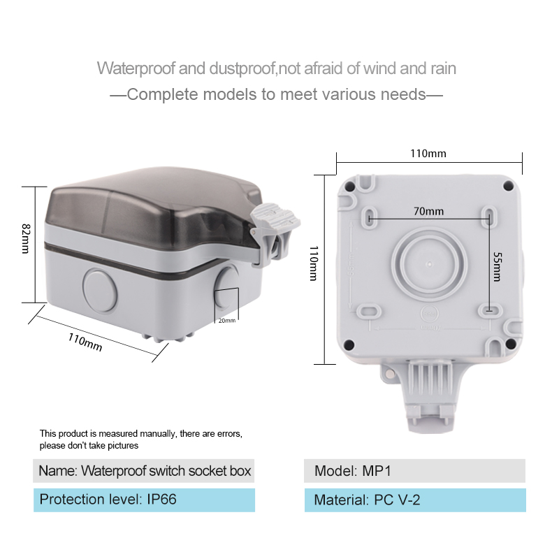 IP66 Outdoor Weatherproof 16A  - огляд і ціна Outdoor Power Timer