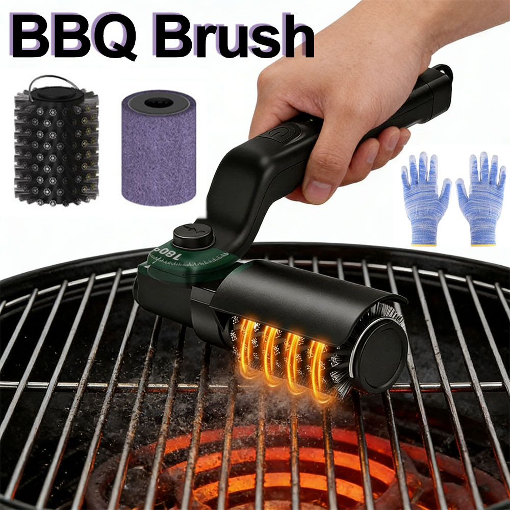 Electric Grill Brush Rechargea - огляд і ціна Outdoor Power Grill